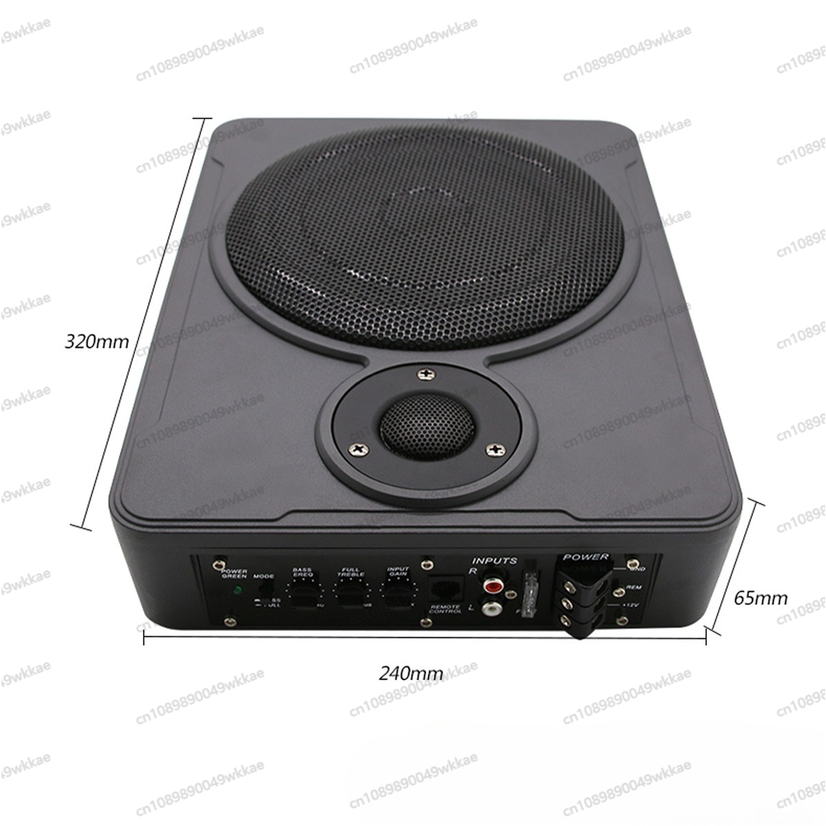 Under Seat Subwoofer Slim 8 Inch - Cienki subwoofer samochodowy montowany pod siedzeniem,