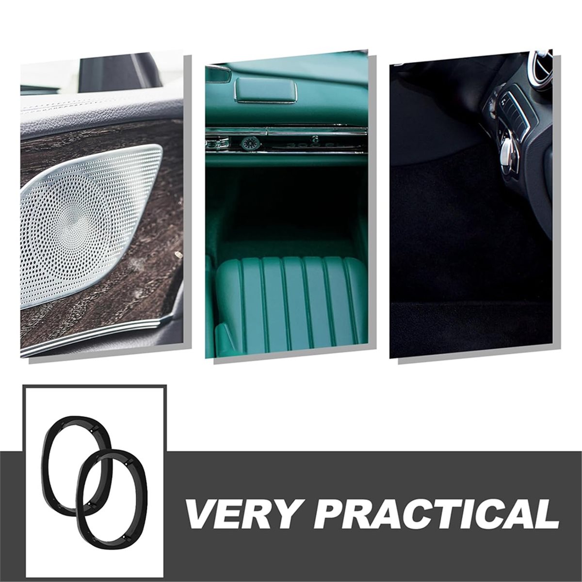Car Speaker Adapter Bracket - Uniwersalny plastikowy pierścień dystansowy do głośników
