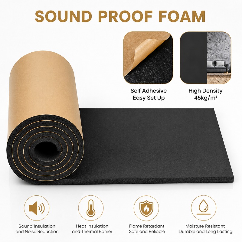 Car Audio Sound Deadening Mat - Samoprzylepna mata termoizolacyjna i wygłuszająca z