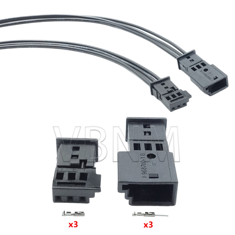 Car Speaker Adapter Bracket - 3-pinowe złącze męskie żeńskie 1-968700-1 1-1718346-1