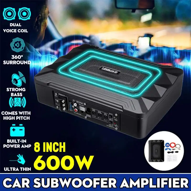 800W/600W 8/10 Cal 12V Głośnik – Under Seat Subwoofer Slim 8 Inch recenzja i cena