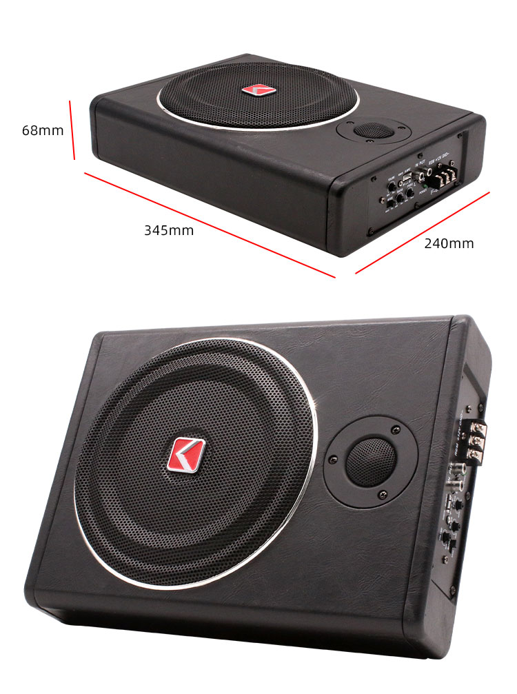 Przenośny, mini subwoofer samo – Under Seat Subwoofer Slim 8 Inch recenzja i cena