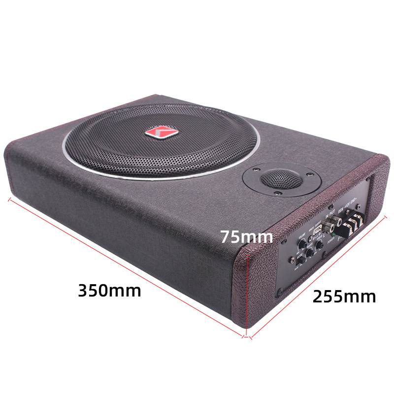 8-calowy aktywny subwoofer o t – Under Seat Subwoofer Slim 8 Inch recenzja i cena