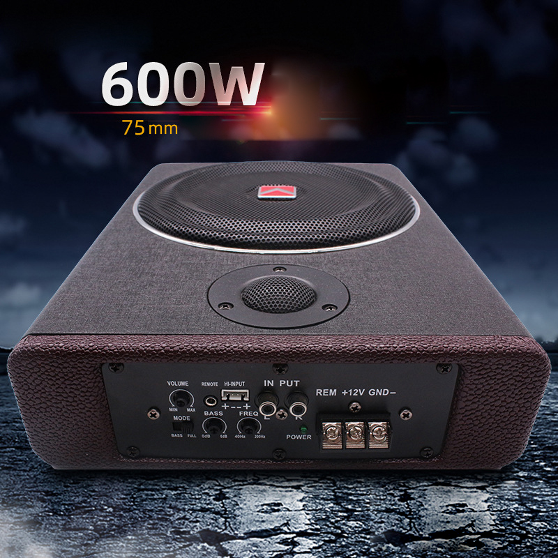 8-calowy aktywny subwoofer o t – Under Seat Subwoofer Slim 8 Inch recenzja i cena
