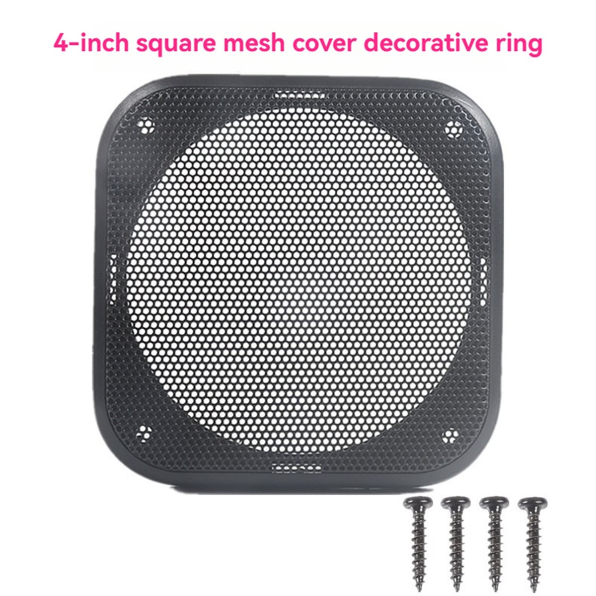 2 szt. 4-calowe kwadratowe osł – Car Subwoofer Grill Protector recenzja i cena