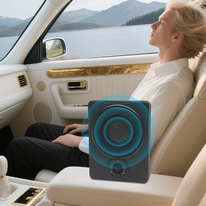 Subwoofer samochodowy, do SEAT – Under Seat Subwoofer Slim 8 Inch recenzja i cena
