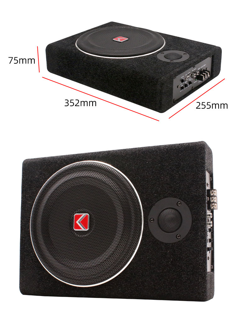 Najlepszy 8-calowy 12V ultraci – Under Seat Subwoofer Slim 8 Inch recenzja i cena